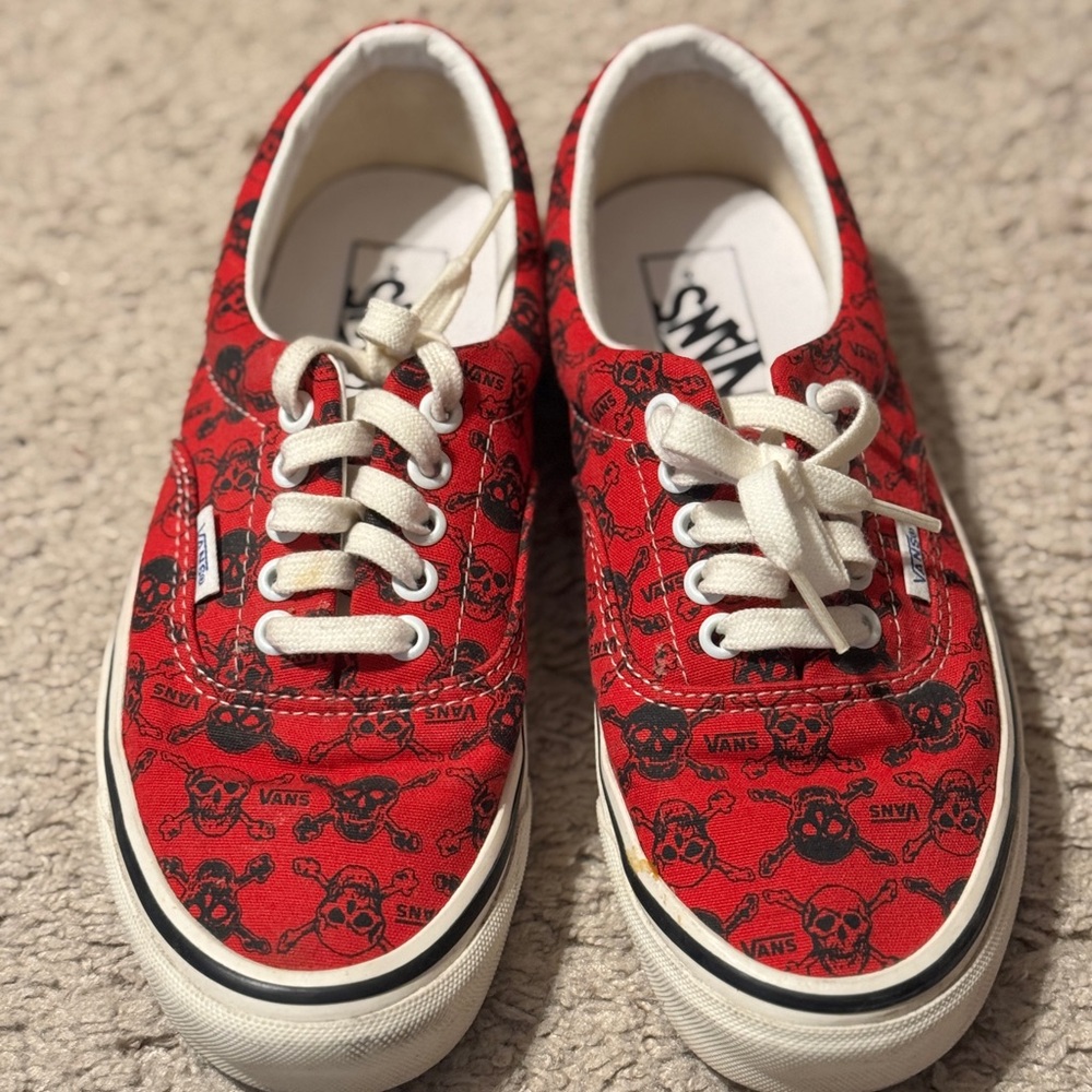 Vans Era 95 DX Skulls Red Black
